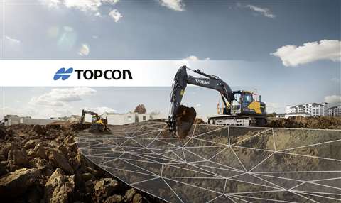 沃尔沃促销形象Topcon 3 d-mc集成